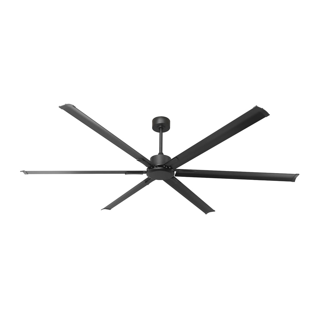 Stratus 84" Ceiling Fan - Black - Image 2